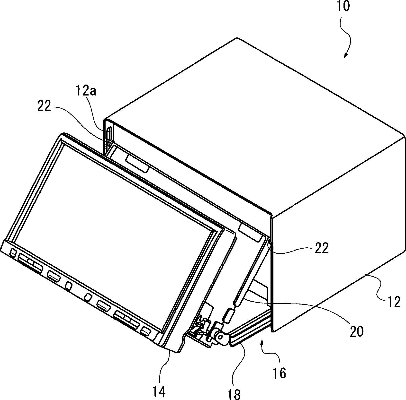 Panel detaching mechanism
