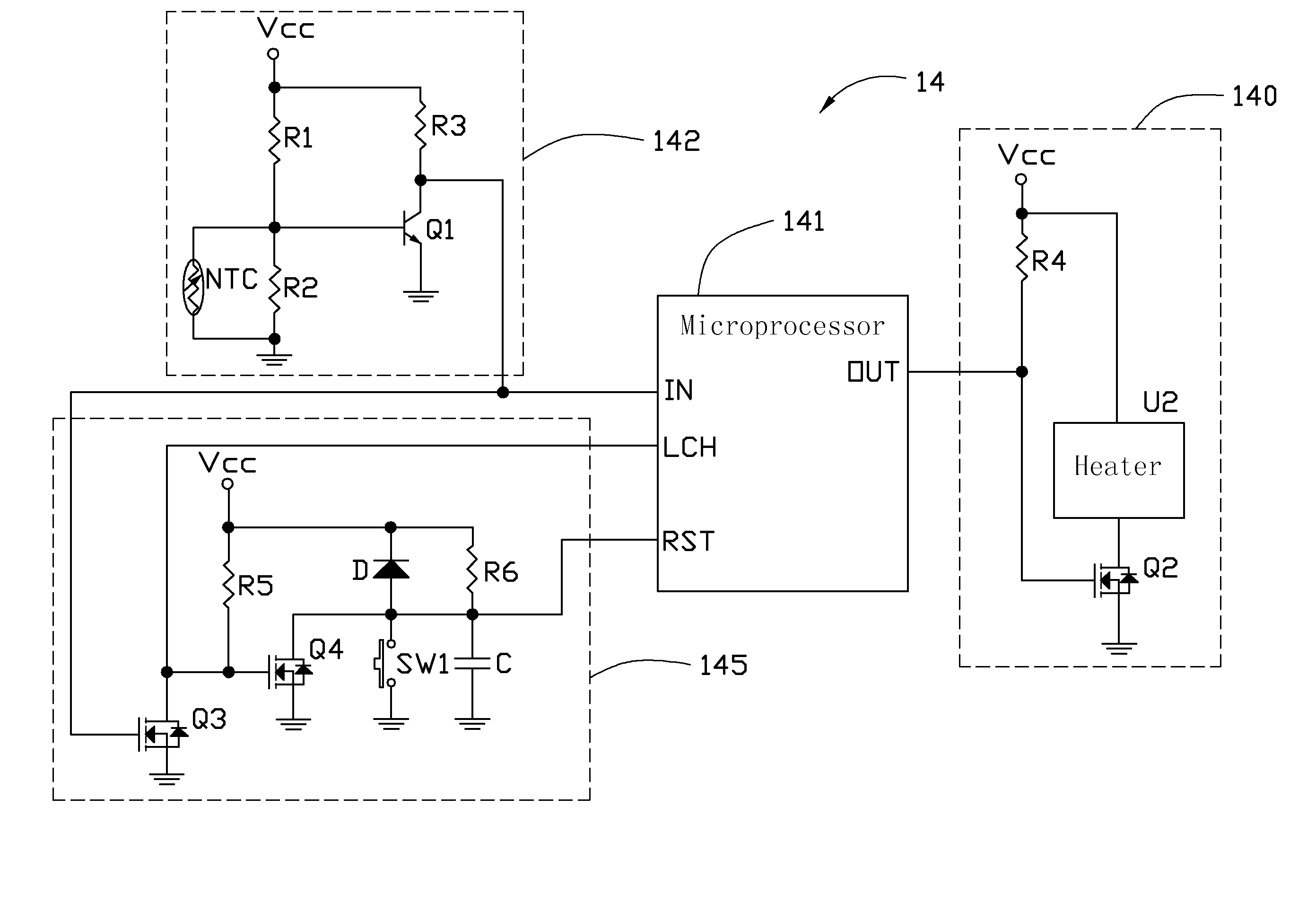 Temperature control circuit