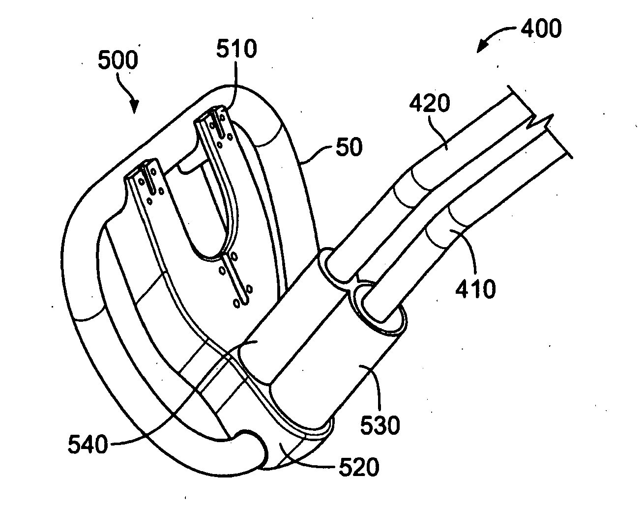 Adjustable prosthetic anatomical device holder and handle for the implantation of an annuloplasty ring
