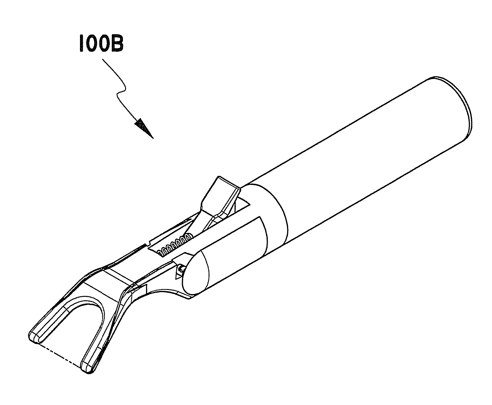 Flossing Device With Internal Floss Feed