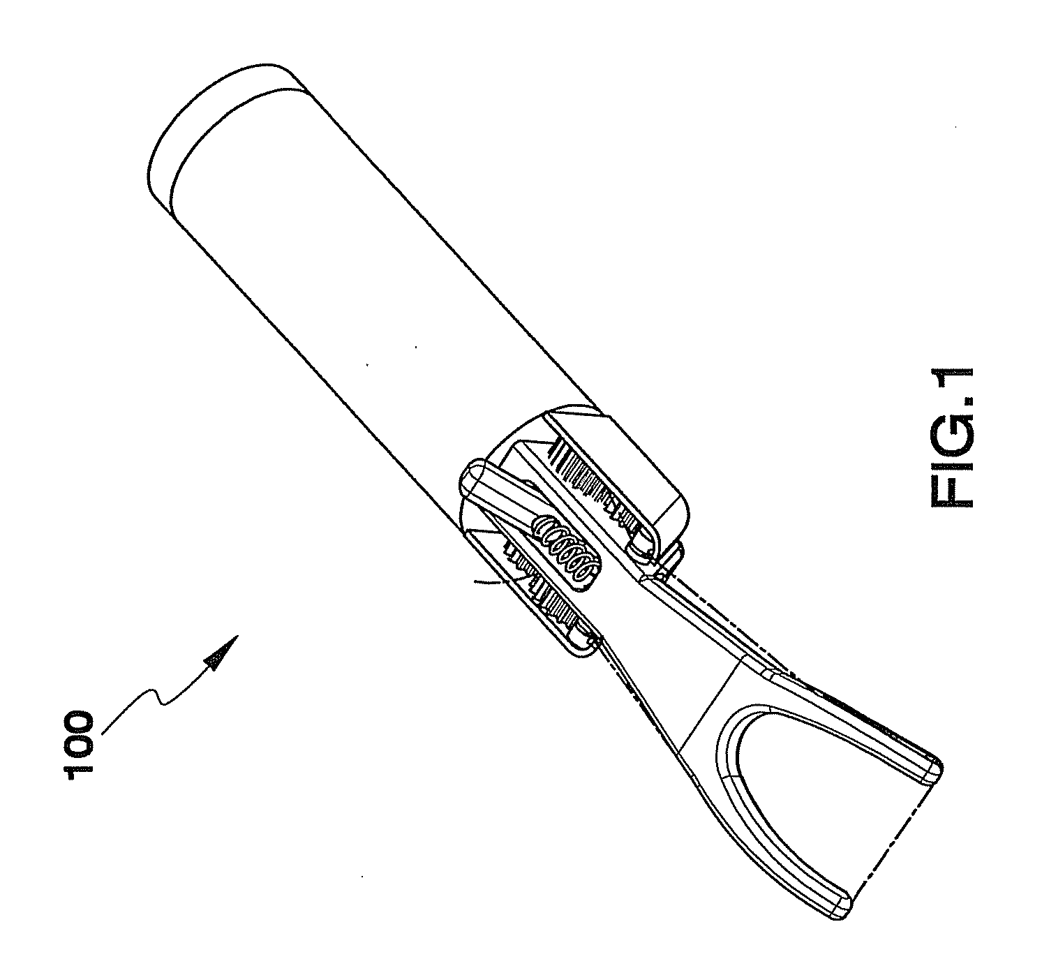 Flossing Device With Internal Floss Feed