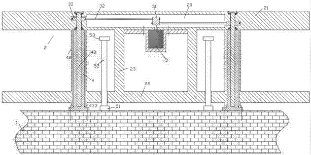 A liftable bridge guardrail device