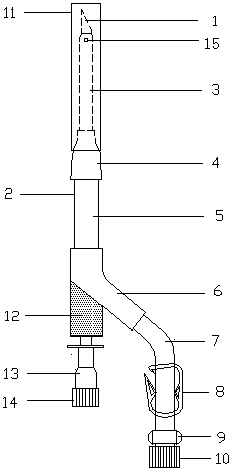 Disposable internal fistula puncture trocar