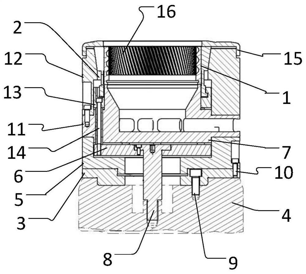 A kind of expansion sleeve type fixture for gear cutting machine