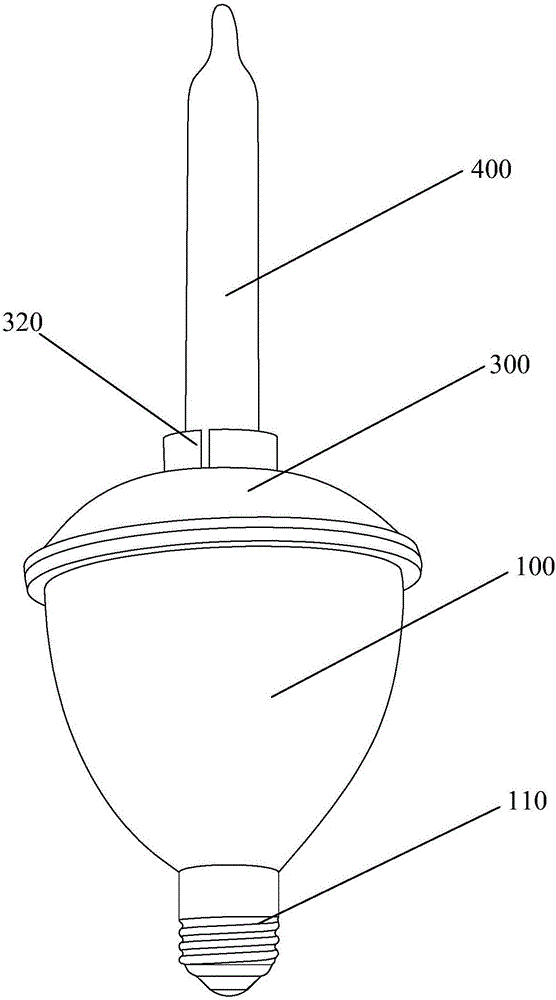 Rupture prevention bubble lamp