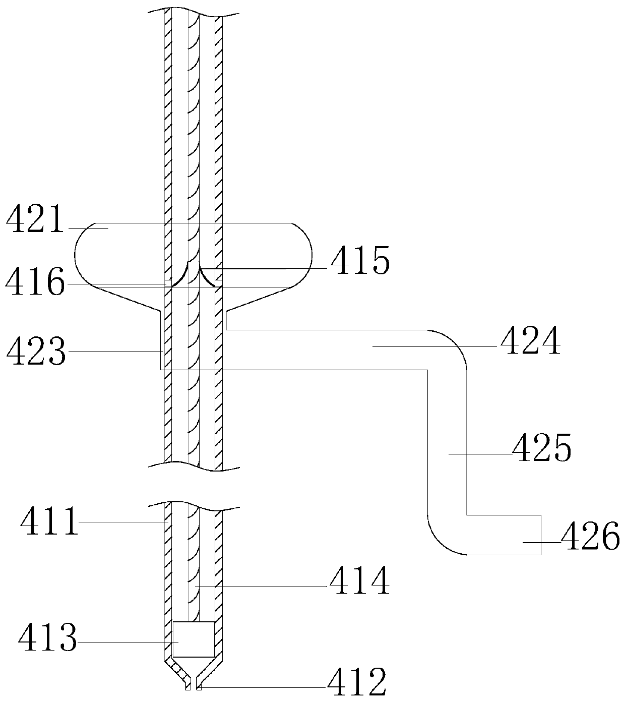 Pipeline ball valve for crude oil delivery based on differential pressure extraction and siphon complete discharge