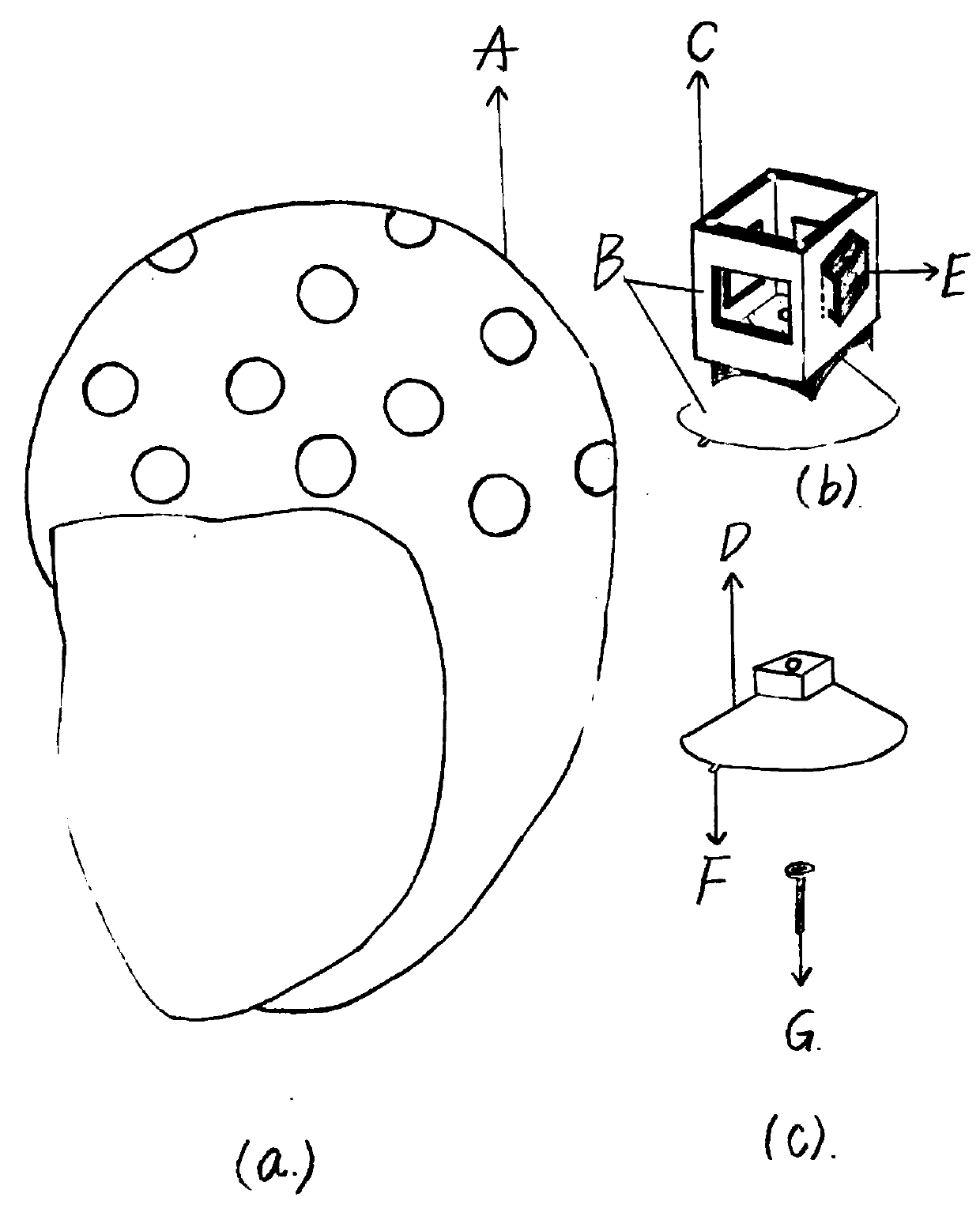 Sucked type wearable flexible MEG cap for measuring human brain magnetic field signals