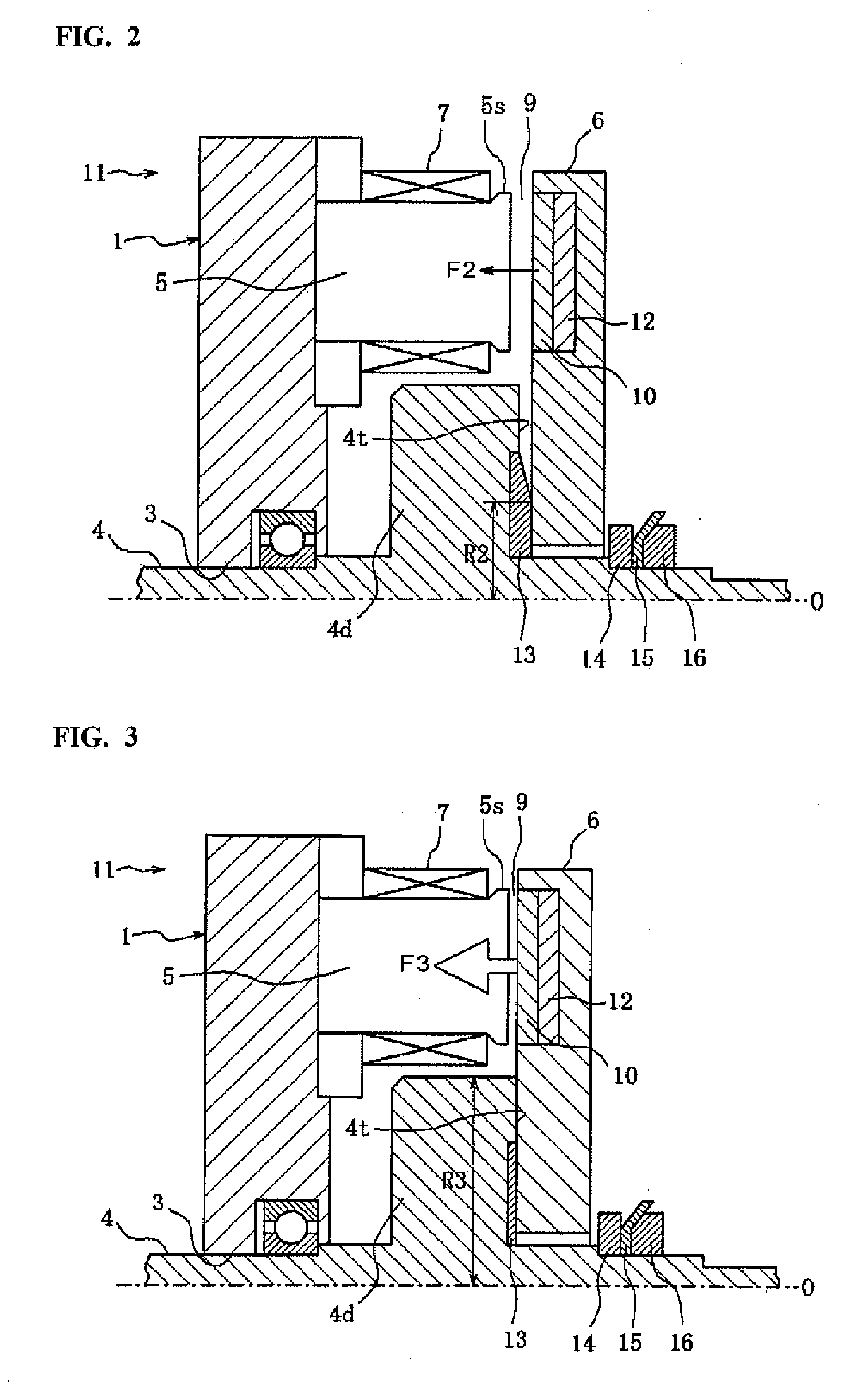 Axial gap-type electric motor