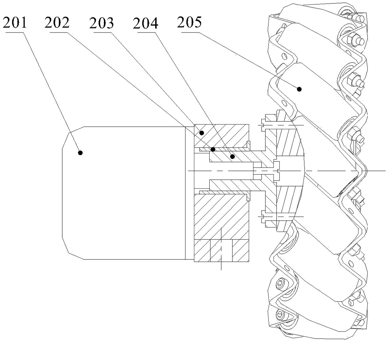 Pipeline robot for pipeline butting