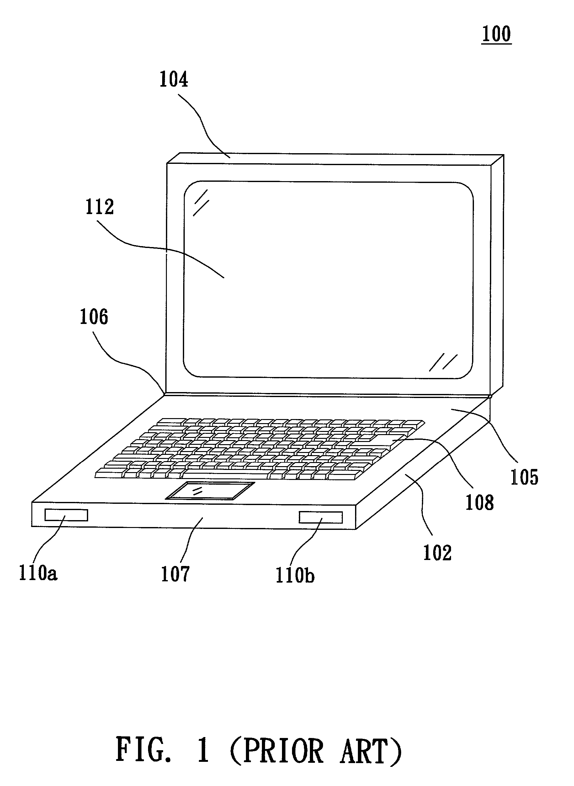 Notebook computer with folding speaker device