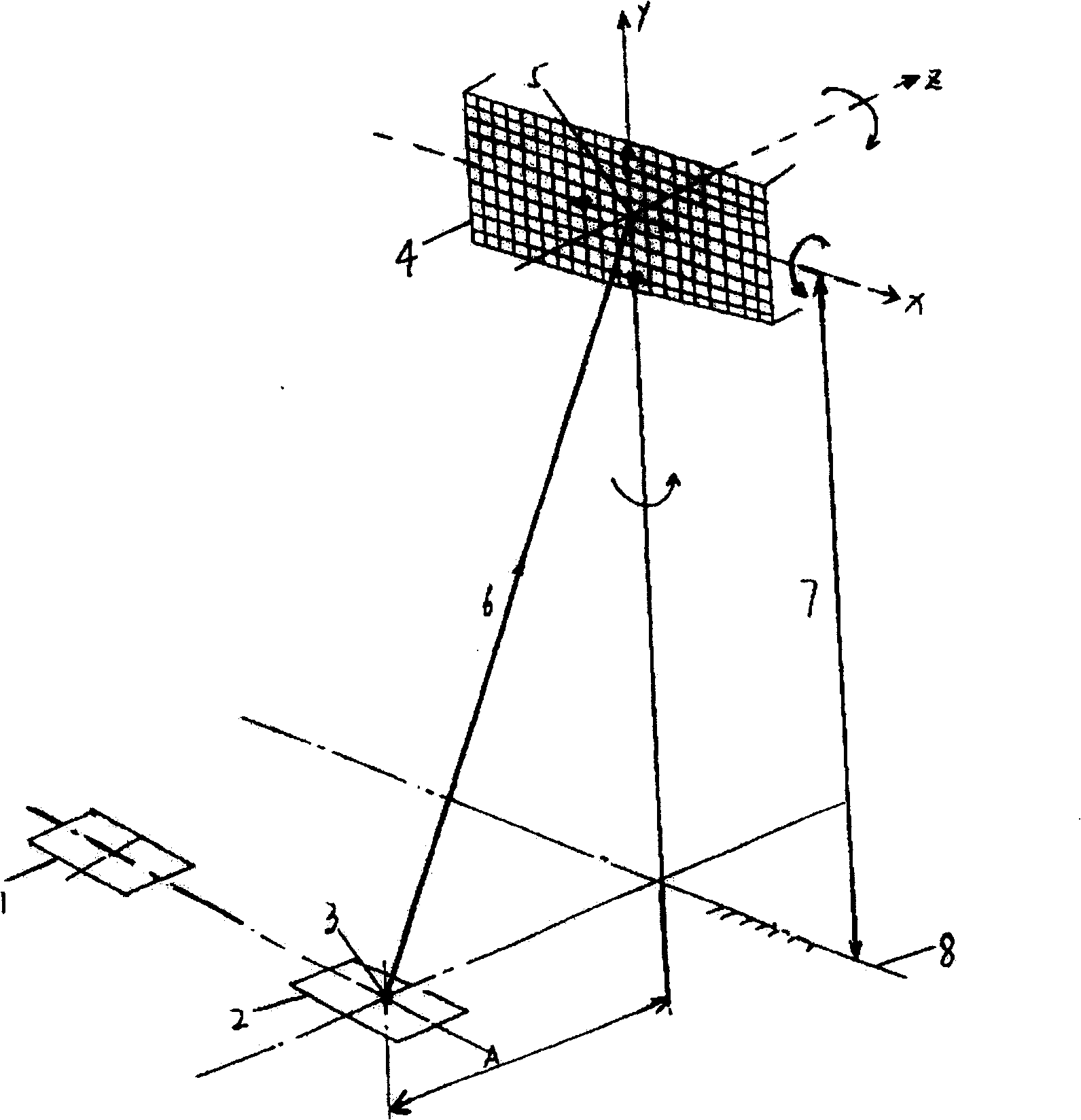 Automatic fireworks display type aerial screen