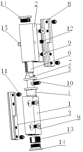 Three-dimensional hinge for aluminium-alloy flat-opening door