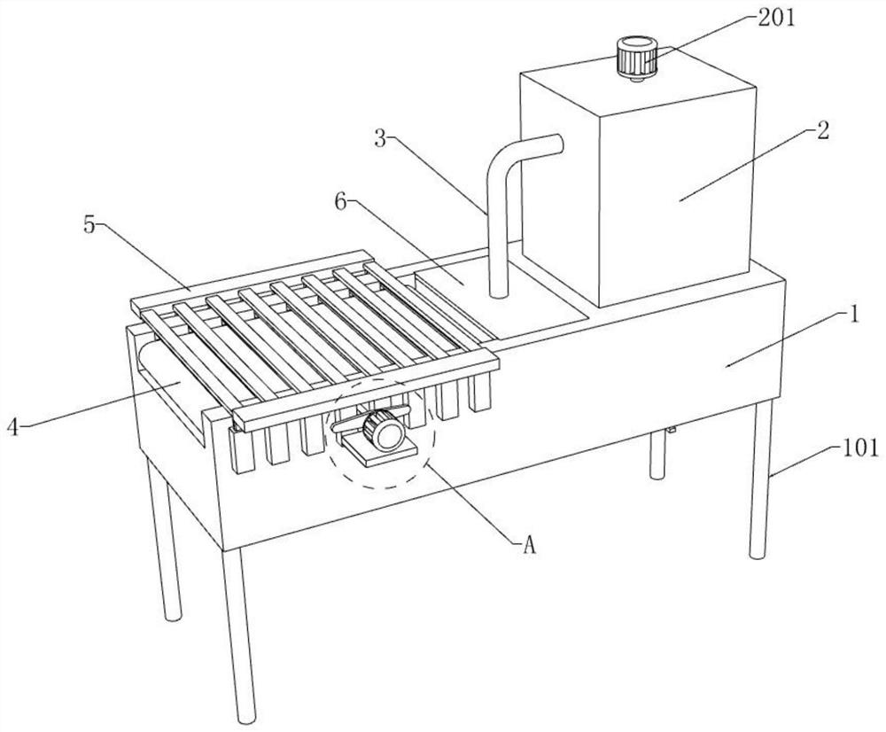 Multifunctional down filling workbench in garment production and down filling steps thereof