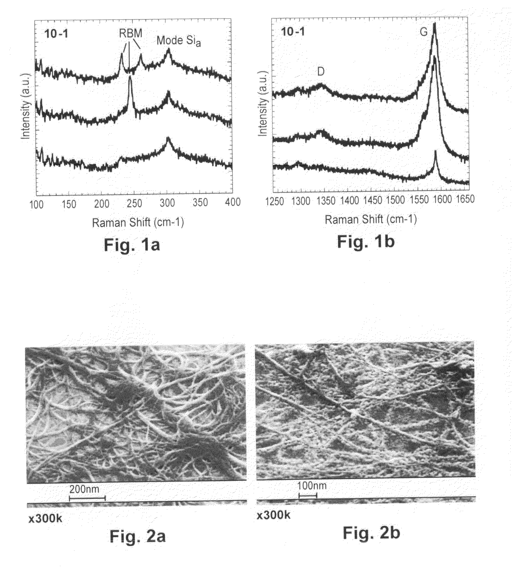 Electronic devices including transparent conductive coatings including carbon nanotubes and nanowire composites, and methods of making the same