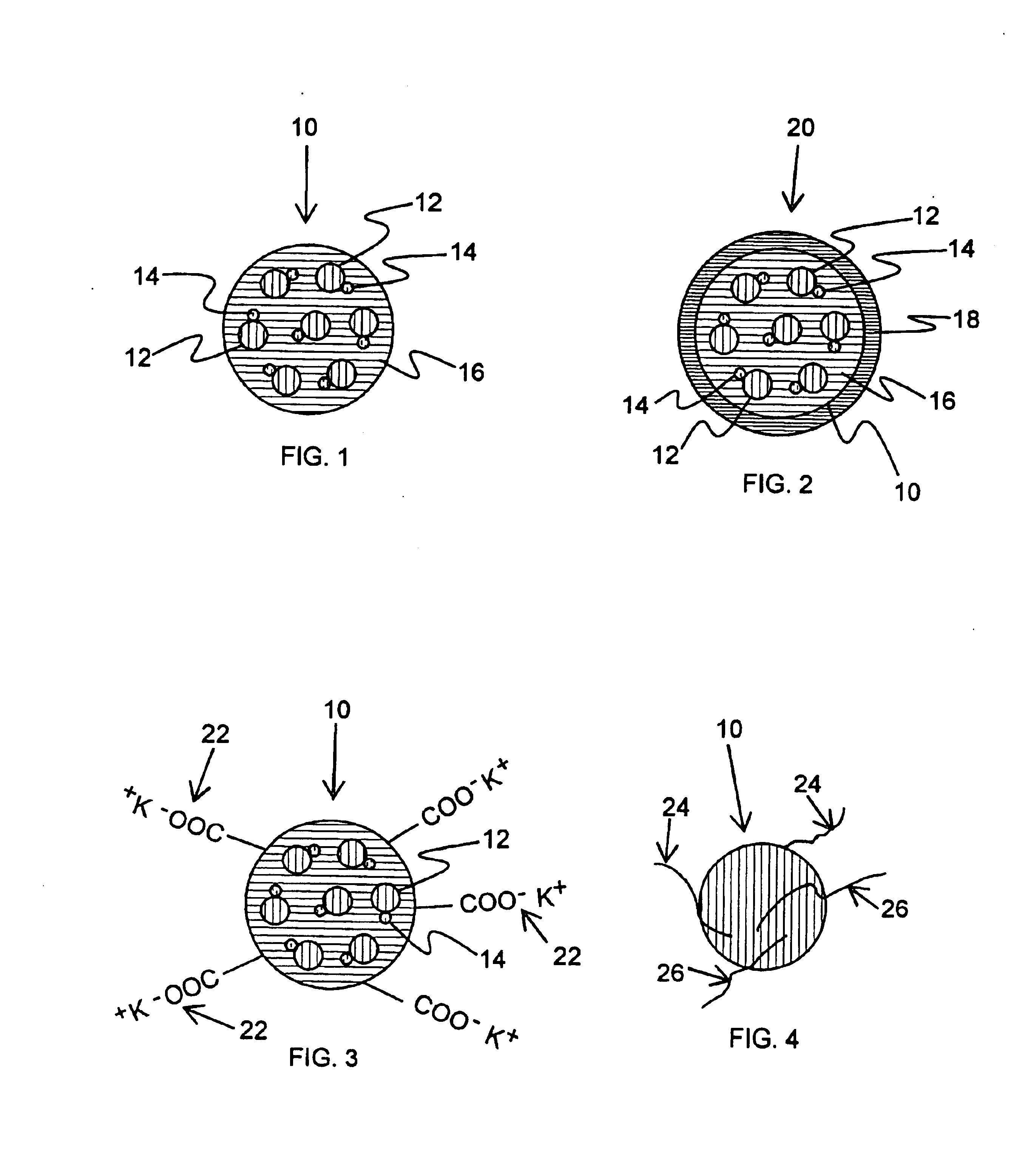 Encapsulated dye particle