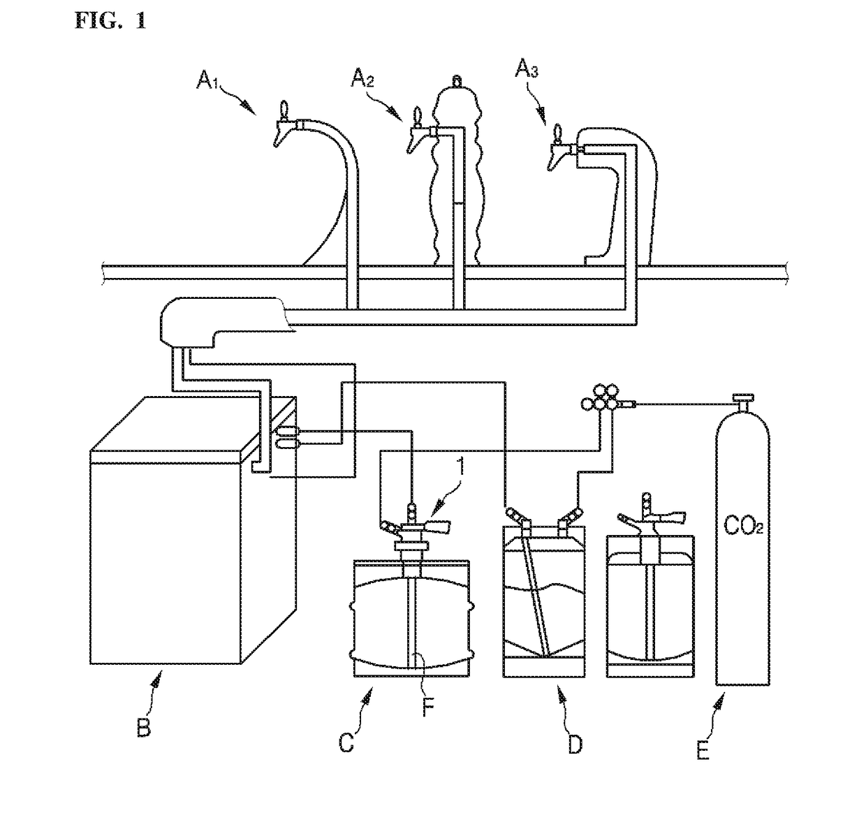 Cleaning module-integrated beverage dispensing head