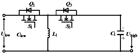 Wide-voltage-gain DC/DC converter for energy storage device