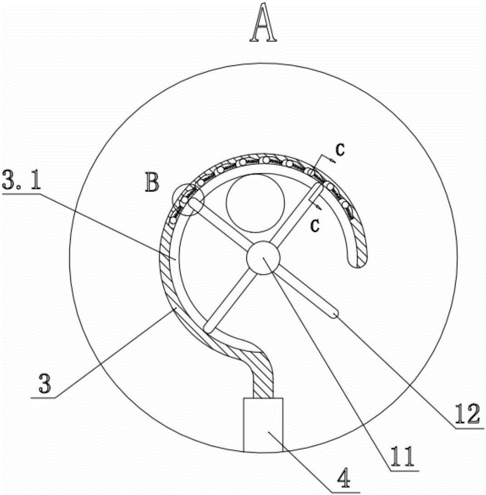 Suspended two-side sound production speaker