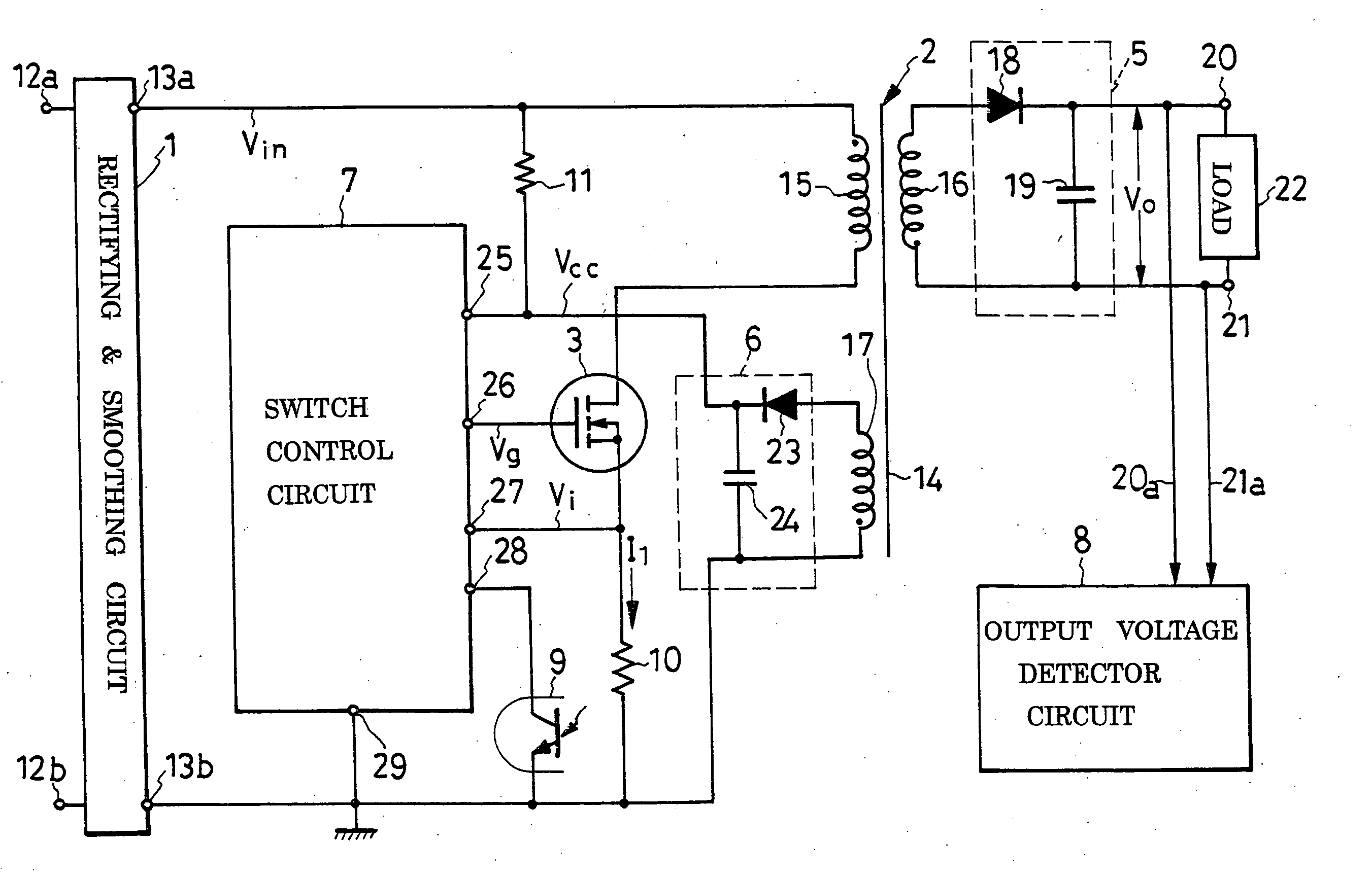 Switching dc power supply