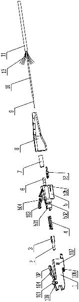 Optical fiber connector and assembly method thereof