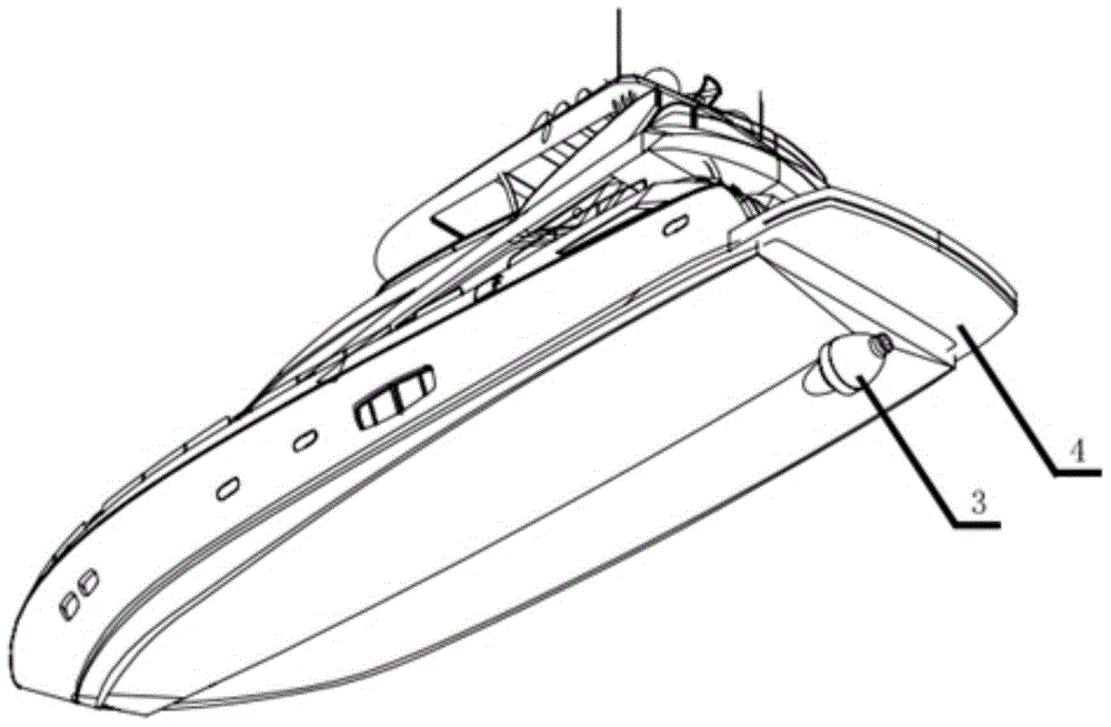 Piezoelectric water-jet propulsion system and toy boat equipped therewith