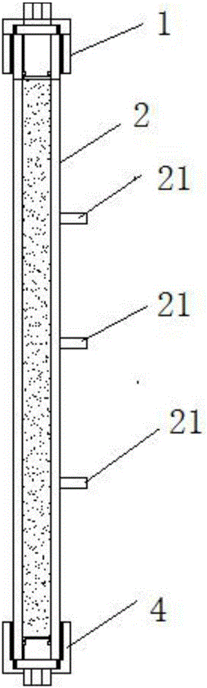 Point-contact loosening sandstone core model