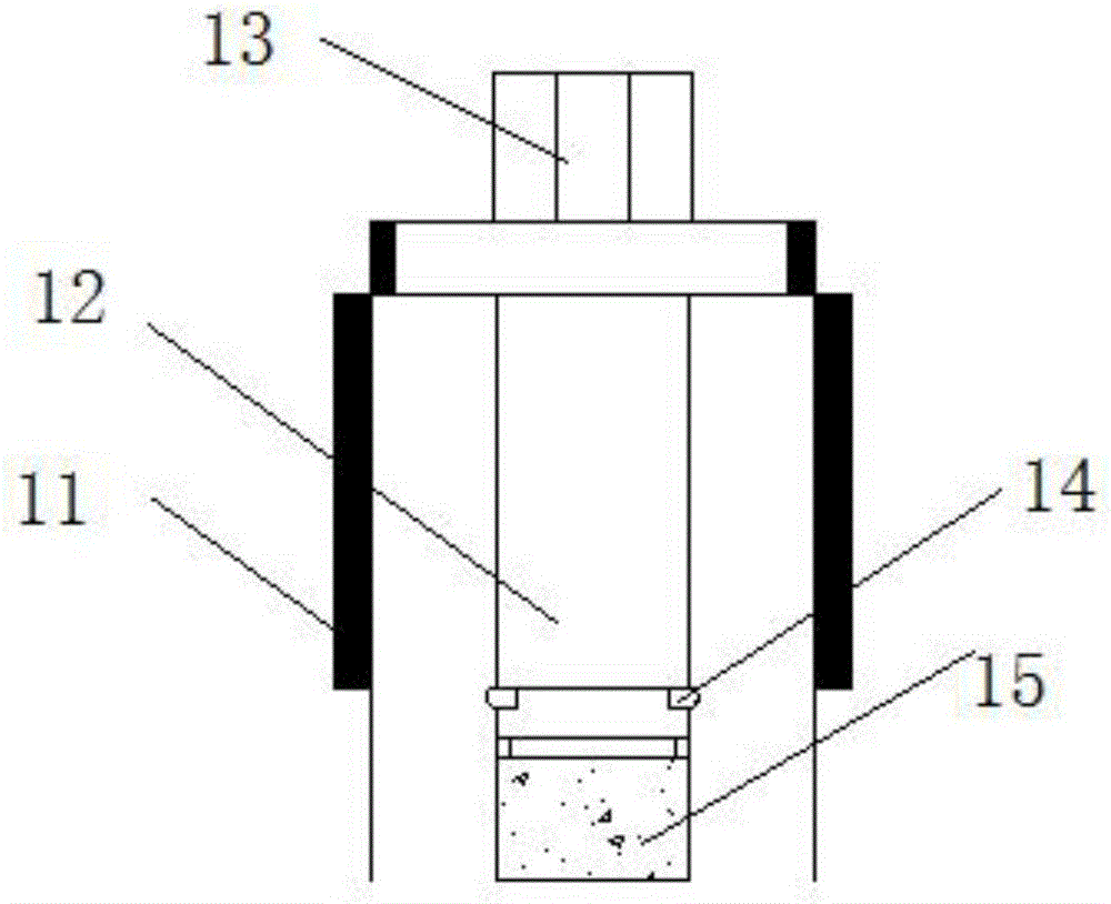 Point-contact loosening sandstone core model