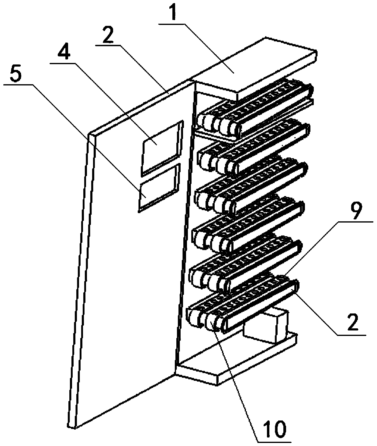 Reagent bottle storage cabinet