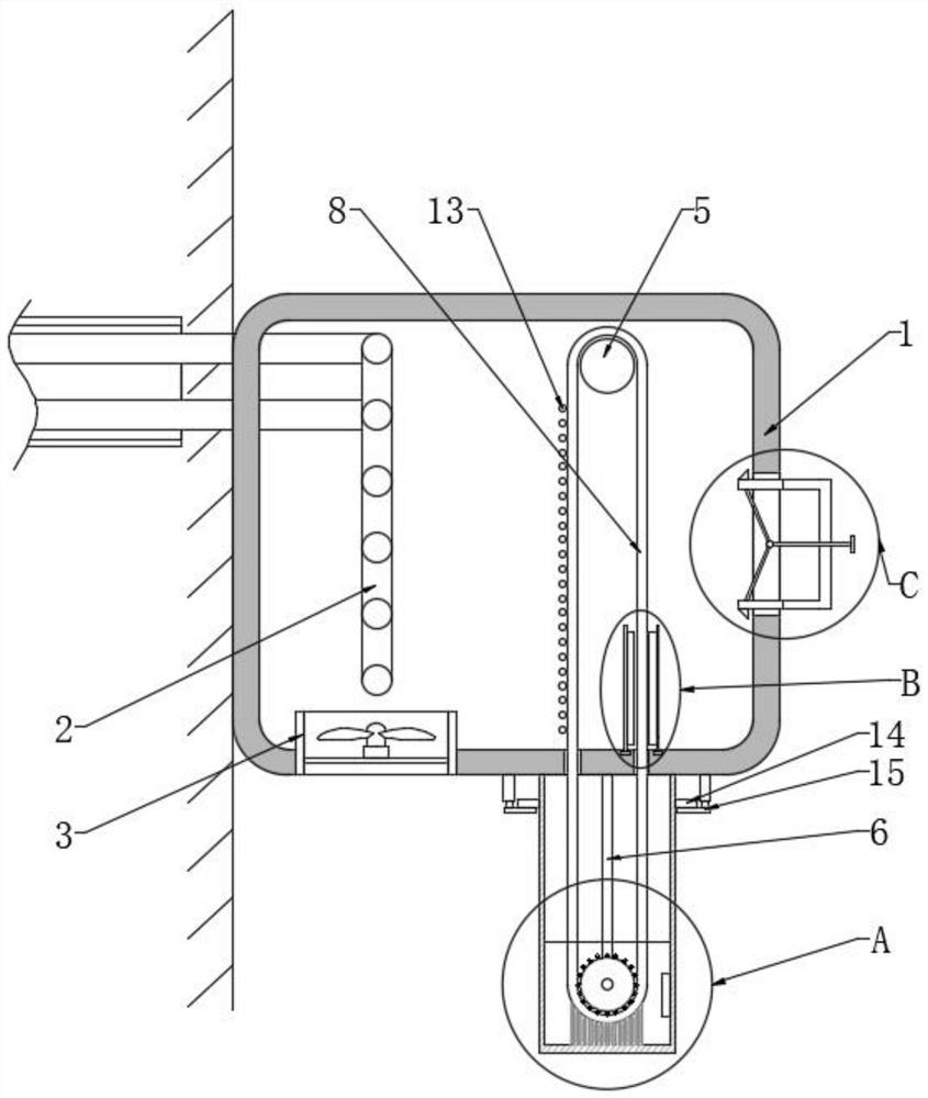 Filter screen anti-blocking automatic detection air conditioner