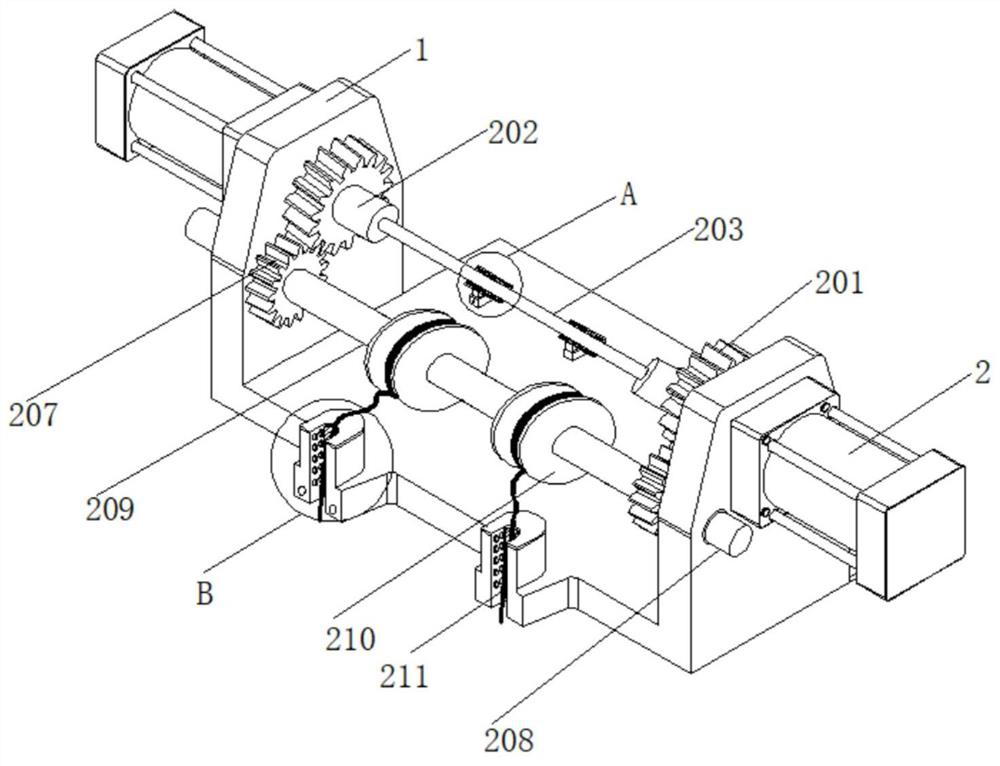 Winding device for engineering machinery