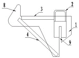 A construction method for lengthening reinforcement cages and hooks for temporary fixation