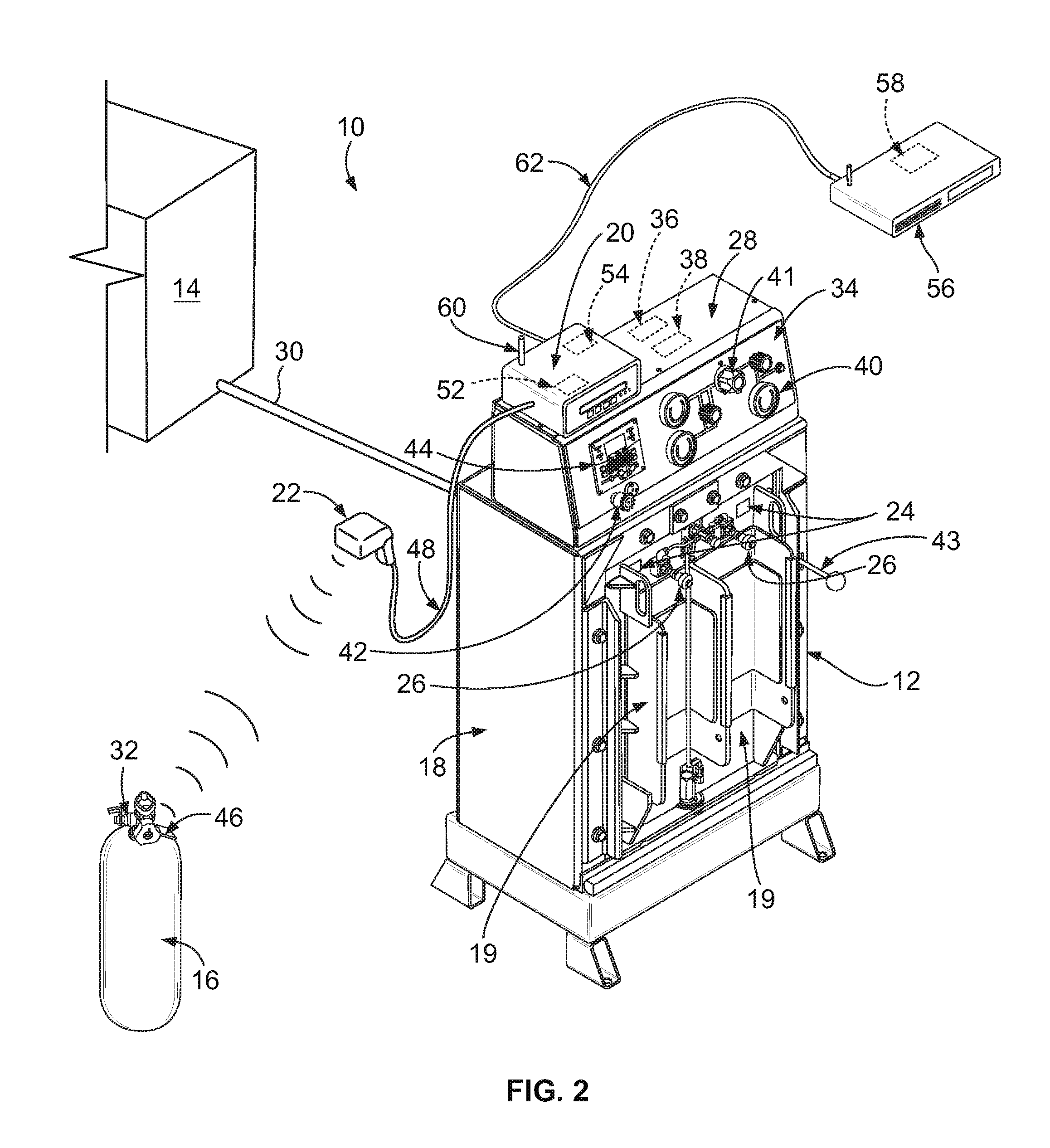 Method and system for filling a gas cylinder
