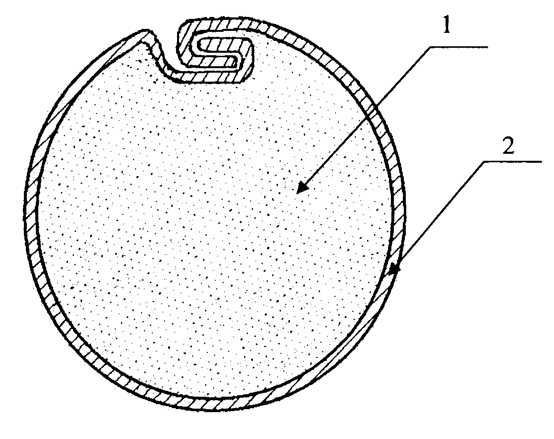 Tube wire for overlaying welding and preparation thereof