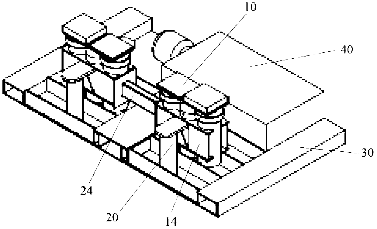 Supporting device for assembling chassis