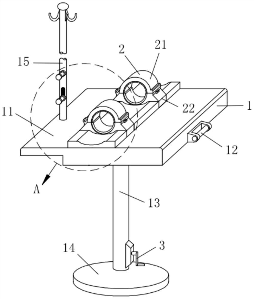 Intravenous infusion anti-permeation device for operating room nursing