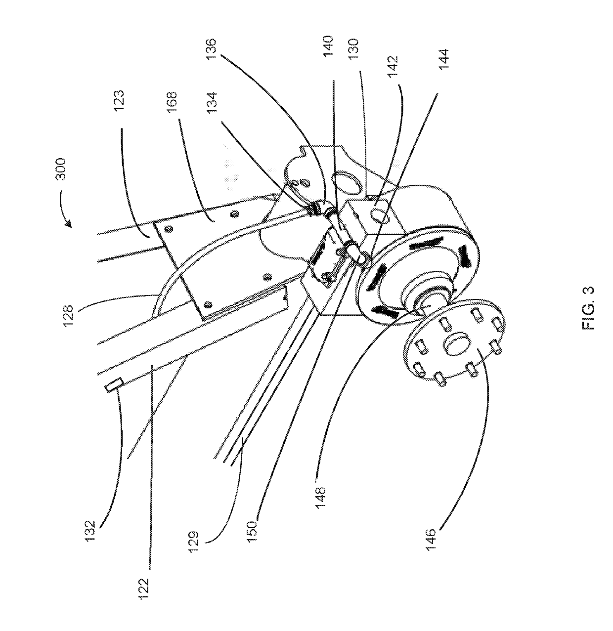 Remotely mounted gearbox breather for an irrigation machine