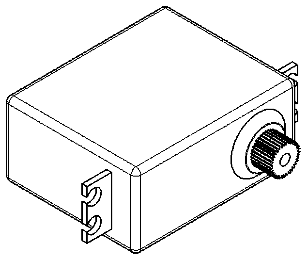 Embedded unmanned aerial vehicle steering surface control device