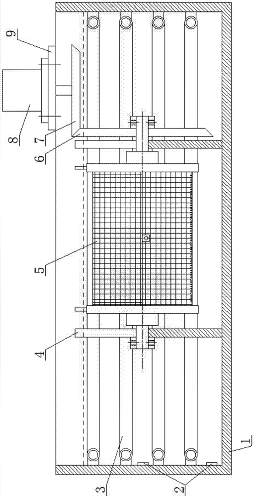 Silicon wafer pickling and thinning machine