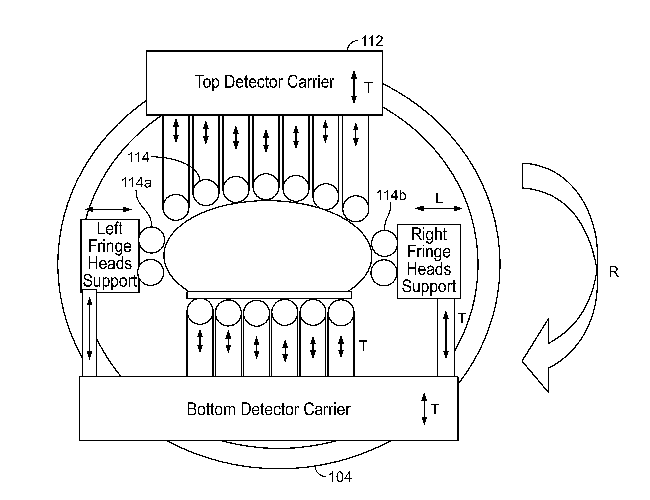Methods and apparatus for imaging with detectors having moving detector heads