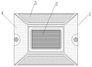 Heat-resistant and pressure-resistant solar reflective glass spike and preparation method thereof