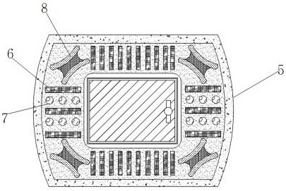 Heat-resistant and pressure-resistant solar reflective glass spike and preparation method thereof