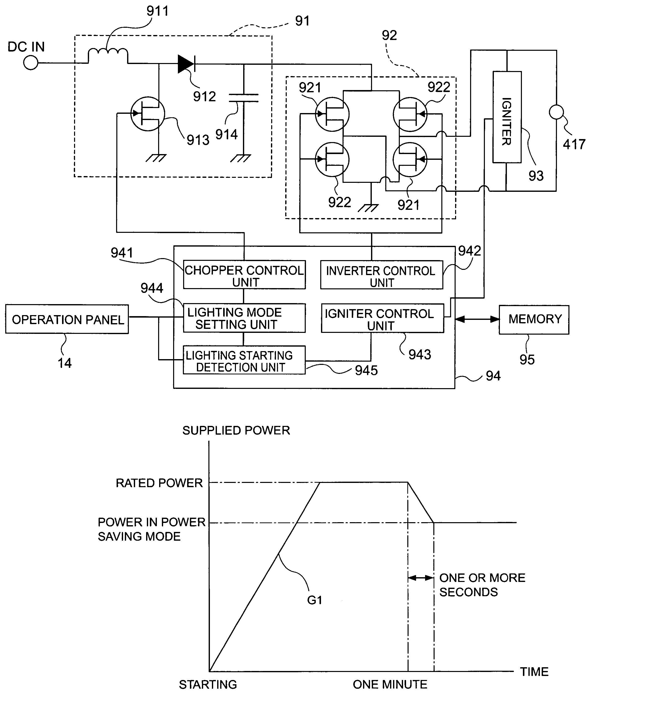 Circuit for driving light source, projector, method for controlling lighting of light source, and computer readable program for executing the same