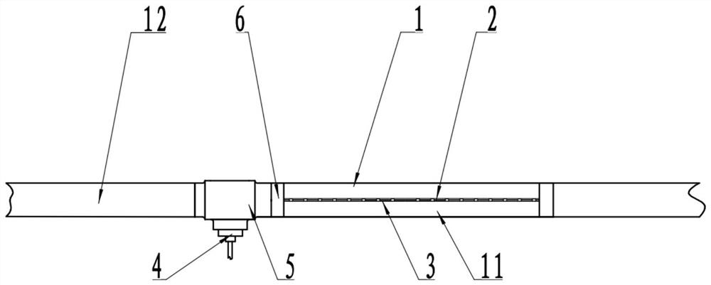 Optical fiber fluid temperature measurement method and system for engine pipeline digital twin model