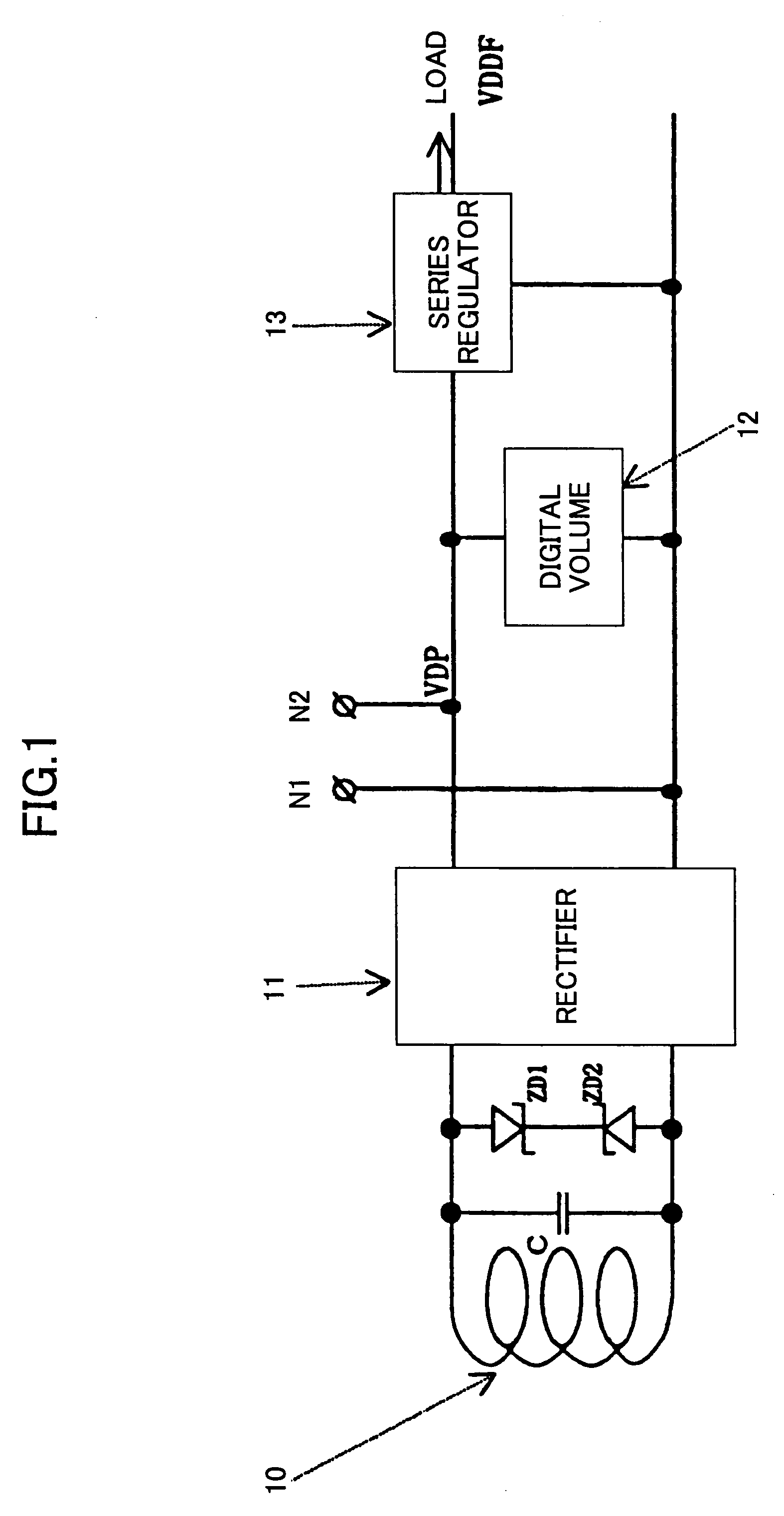 Power supply circuit that is stable against sudden load change