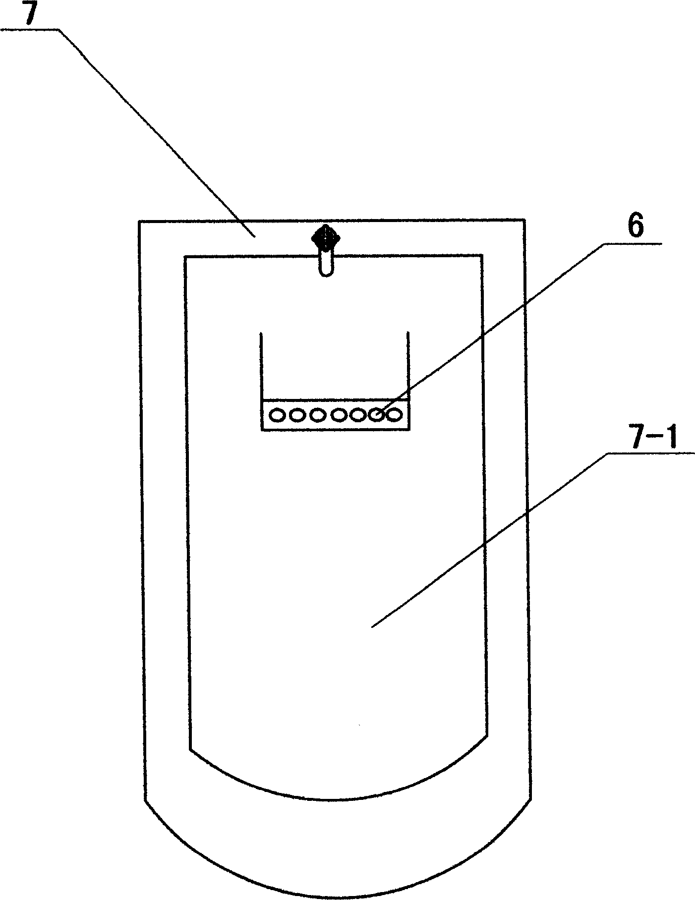 An ocean wave type water current circulating mode for bathtub