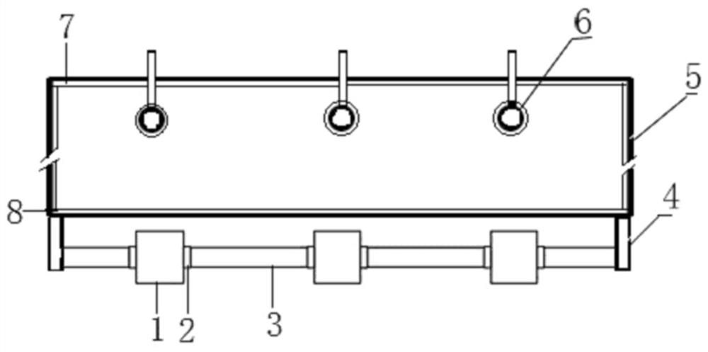 A multi-row mechanical film-covering and sowing method of biodegradable water-permeable film ridge back micro-groove