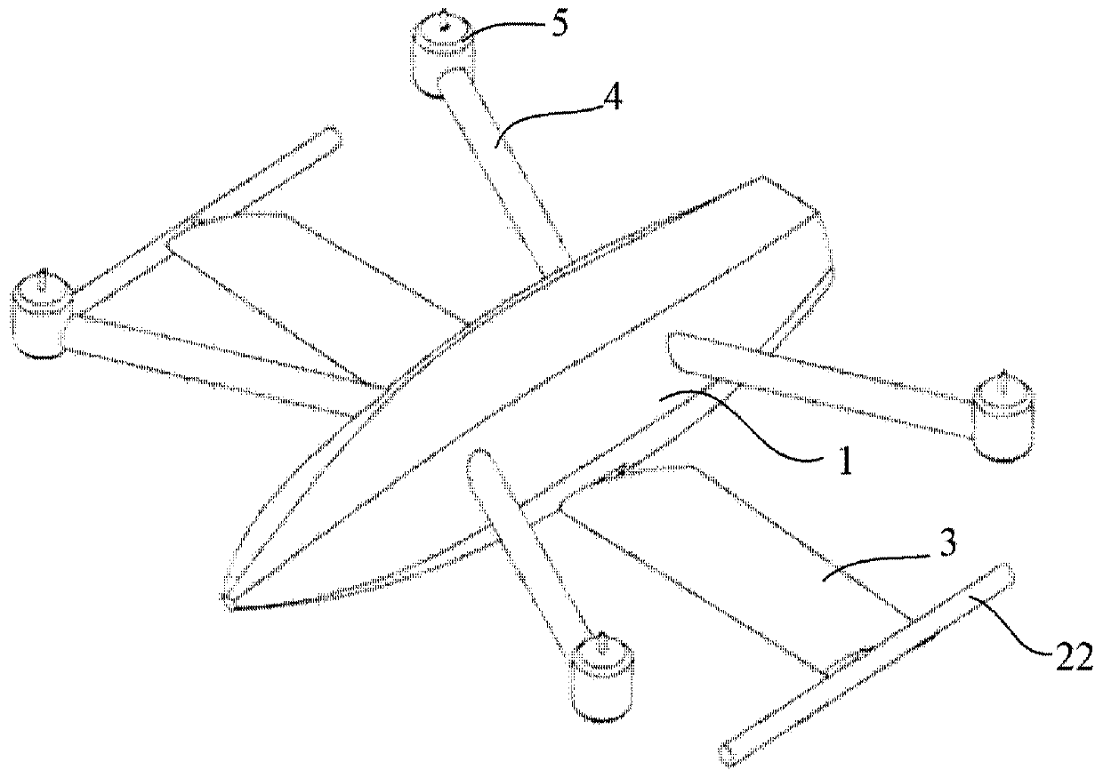 Unmanned aerial vehicle and lifting undercarriage thereof