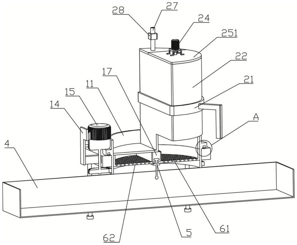 Environment-friendly flowback fluid treatment device