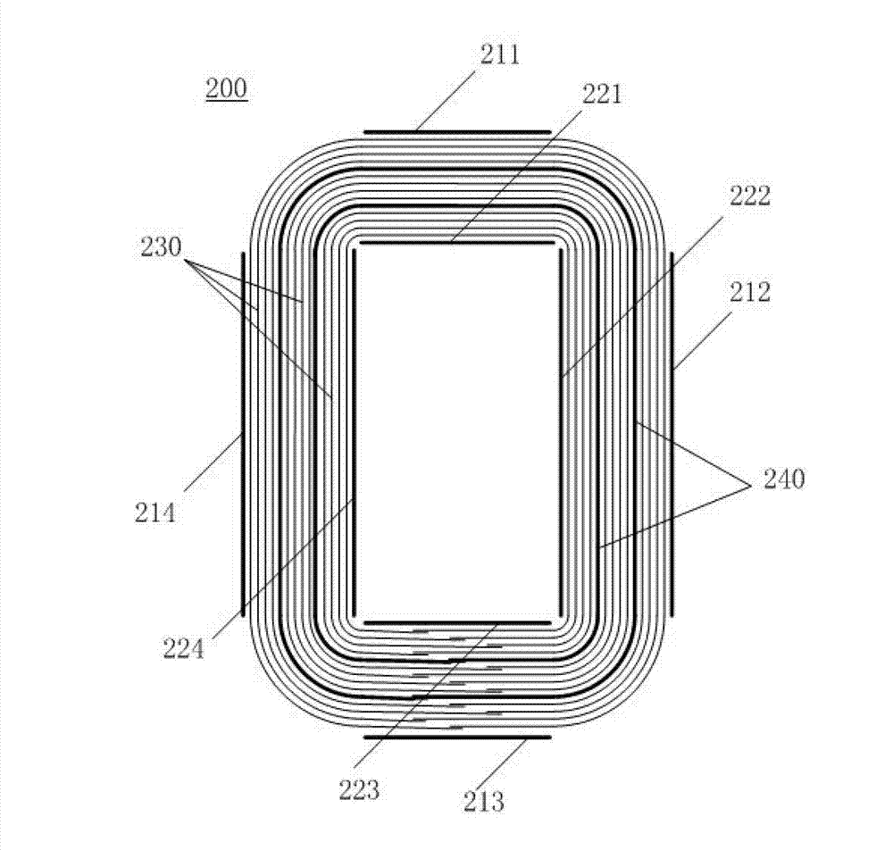 Amorphous alloy transformer and iron core thereof and manufacturing method thereof