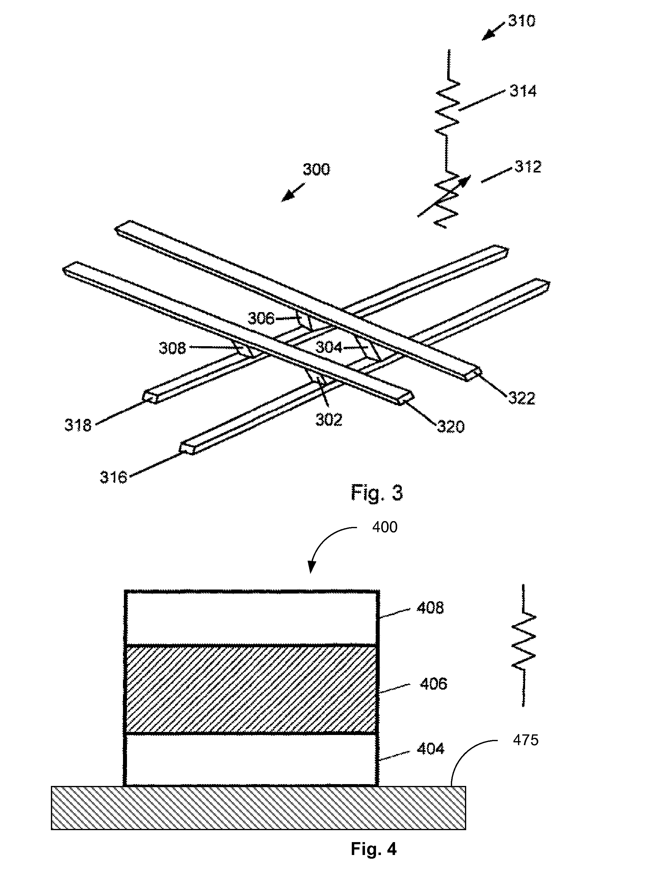 Rectification element and method for resistive switching for non volatile memory device